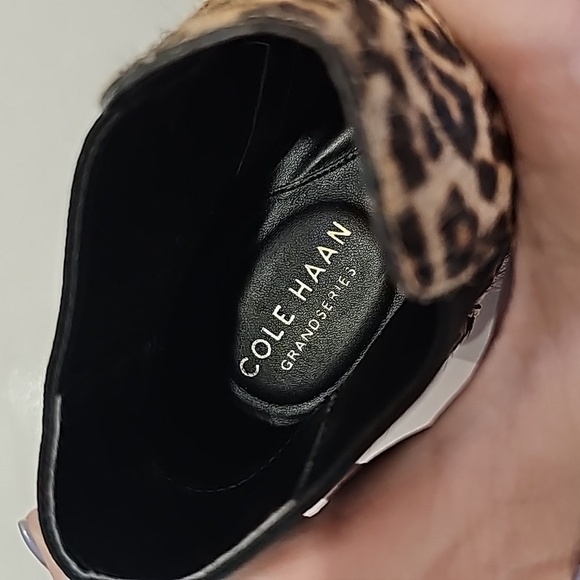 Cole Haan Gia Printed Haircalf Ankle Bootie Size 6.5 - Picture 7 of 17